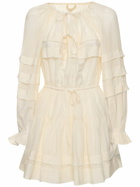 ULLA JOHNSON - Polly Cotton & Silk Mini Dress