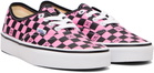 Valentino Garavani Pink Vans Edition Low-Top VLogo Checkerboard Sneakers