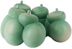 Daniel Cavey Green Cluster Jars