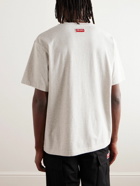 KENZO - Lucky Tiger Logo-Print Cotton-Jersey T-Shirt - Gray