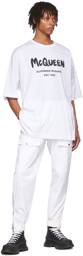 Alexander McQueen White Graffiti T-Shirt