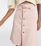 REDValentino High-rise jersey miniskirt