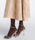 Safiyaa Maisie embellished tweed midi dress