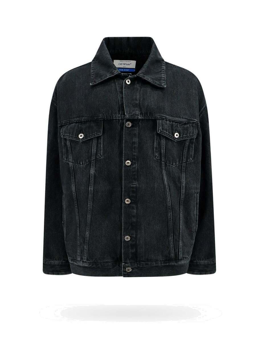 Jacket Off-White Black size S International in Denim - Jeans - 38481606