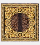 Versace Wild Barocco silk twill scarf