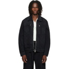 Casablanca Black Monogram Denim Jacket