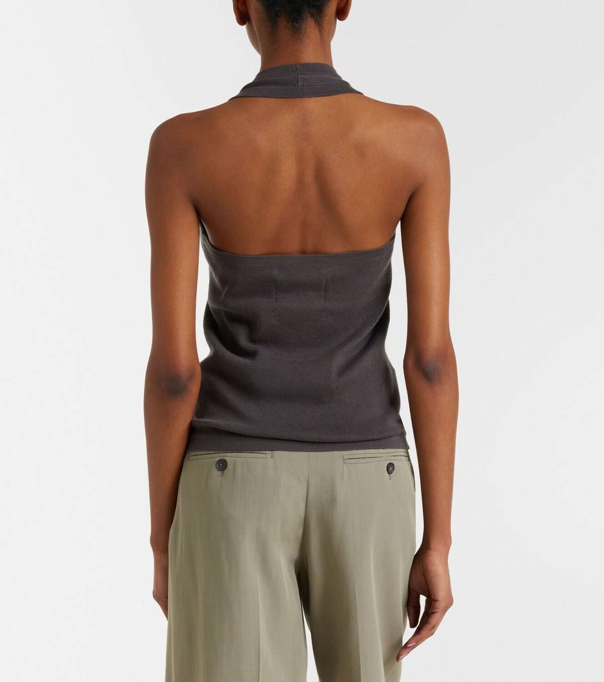 Extreme Cashmere N°409 Jerry cotton and cashmere tank top