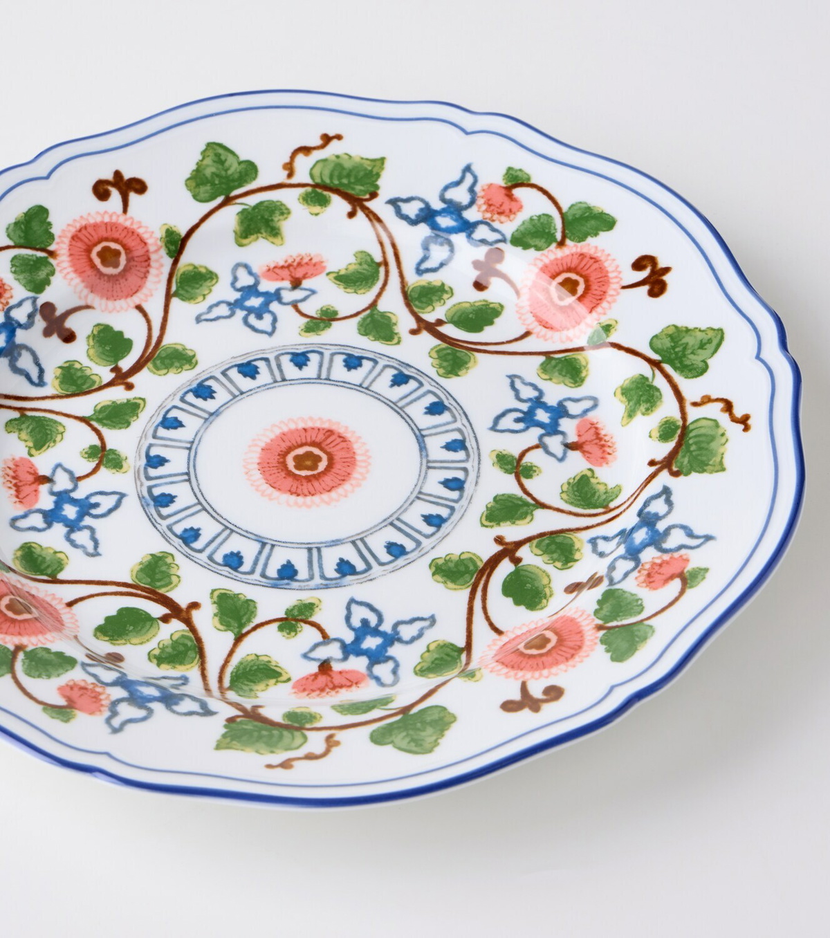 Cabana x Ginori 1735 Martina floral porcelain dinner plate