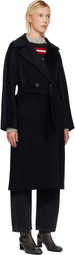 Weekend Max Mara Black Resina Coat