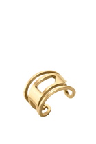 Diesel Gold-Tone Stainless Steel Band Ring - Rings - Unisex - Oro