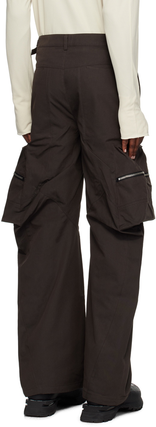 CMMAWEAR Brown Articulated Cargo Pants