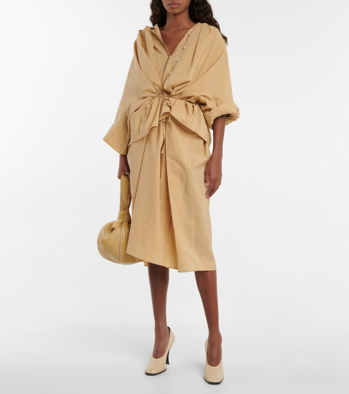 Lemaire - Cotton-blend poplin shirt dress Lemaire
