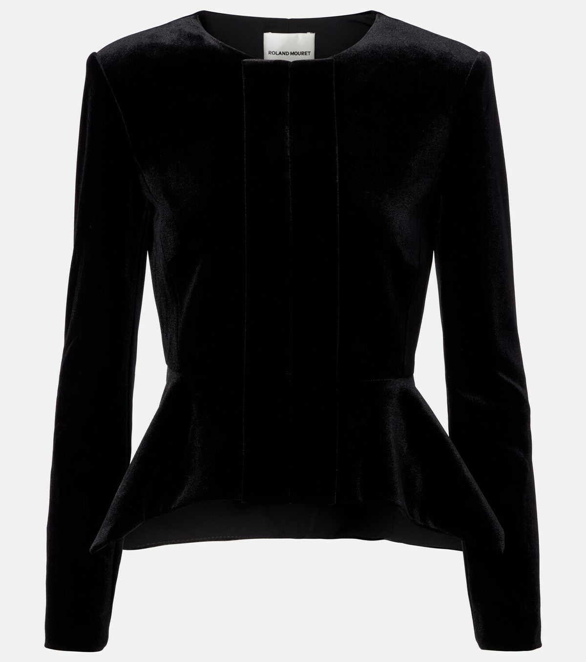 Roland Mouret Peplum velvet jacket