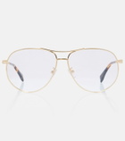 Fendi Fendigraphy aviator glasses