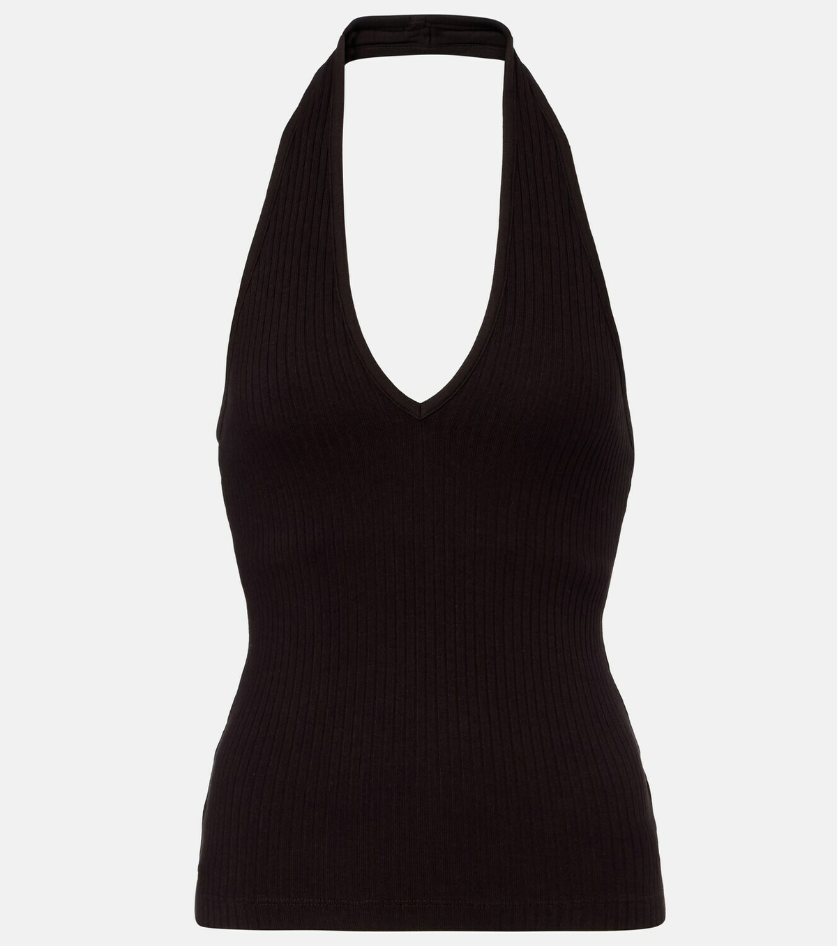 Citizens of Humanity Thea ribbed-knit halterneck top
