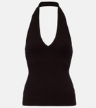 Citizens of Humanity Thea ribbed-knit halterneck top