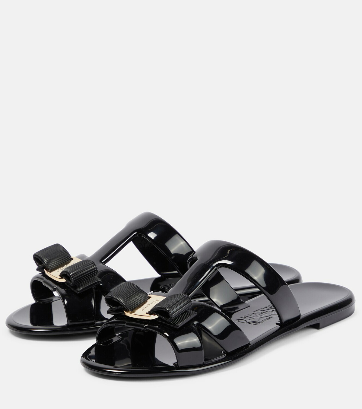 Salvatore ferragamo jelly discount sandals