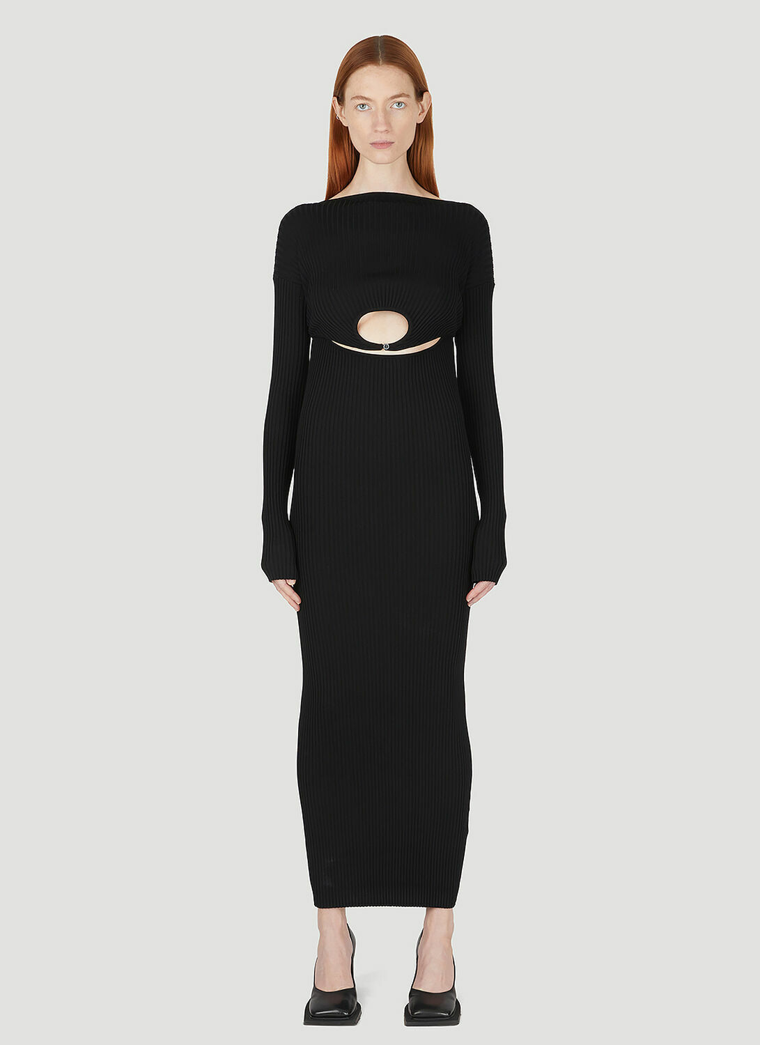 Wynn Hamlyn Cut-Out Motif Dress