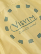 Visvim - Crosby Convertible-Collar Logo-Print Silk Shirt - Yellow