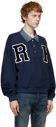 Rhude Blue Collegiate Sweatshirt