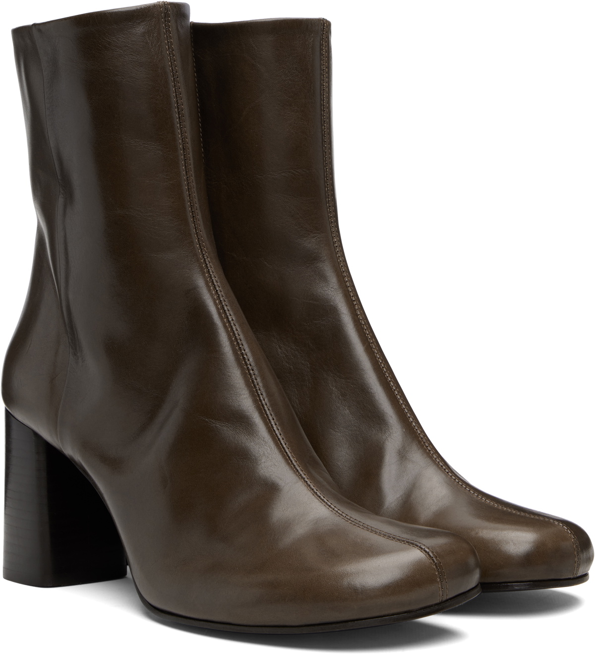 LEMAIRE Brown Anatomic 80 Boots
