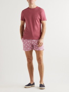 Frescobol Carioca - Mid-Length Printed Swim Shorts - Purple