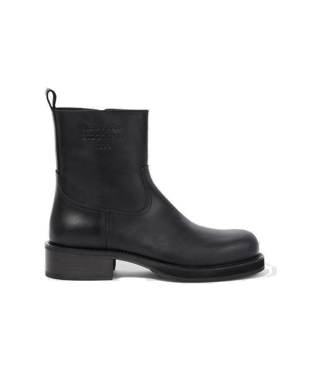 Photo: Acne Studios Leather ankle boots