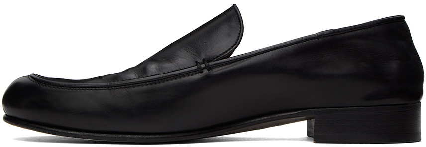 The Row Black Flynn Loafers The Row