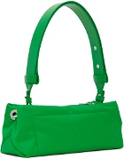 GANNI Green Pillow Baguette Bag