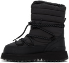 Suicoke Black BOWER-evab-HI-LACE Boots
