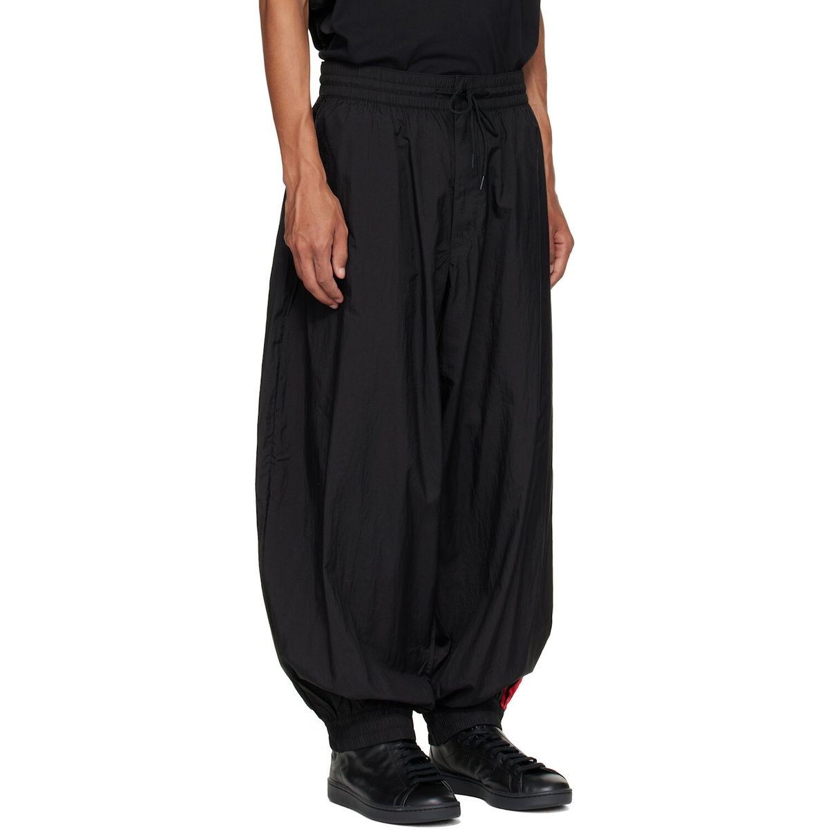 Y-3 Black Gradient 3-Stripes Nylon Track Pants