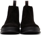 Paul Smith Black Suede Ugo Chelsea Boots