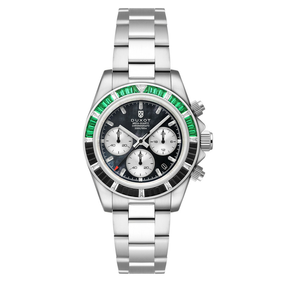 Duxot Accelero Rainbow Chronograph Black Dial Mens Watch DX-2064-99