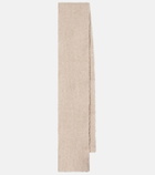 The Row Luthgard cashmere, alpaca wool, and silk scarf