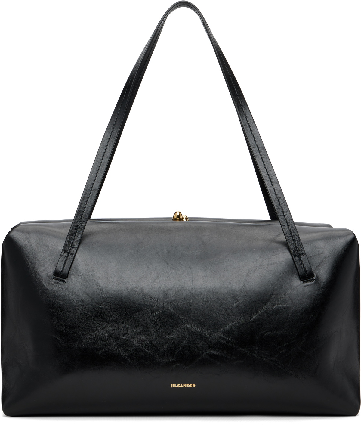 Jil Sander Black Goji Pillow Medium Bag