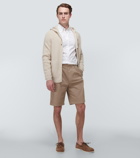 Brunello Cucinelli Cotton gabardine Bermuda shorts