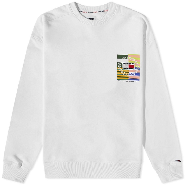 Photo: Tommy Jeans Men's Boxy College Crew Sweat in White