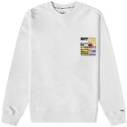 Tommy Jeans Men's Boxy College Crew Sweat in White
