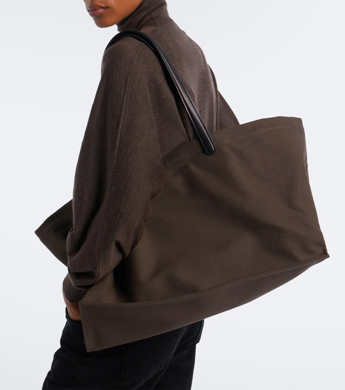 The Row Idaho Large canvas tote bag