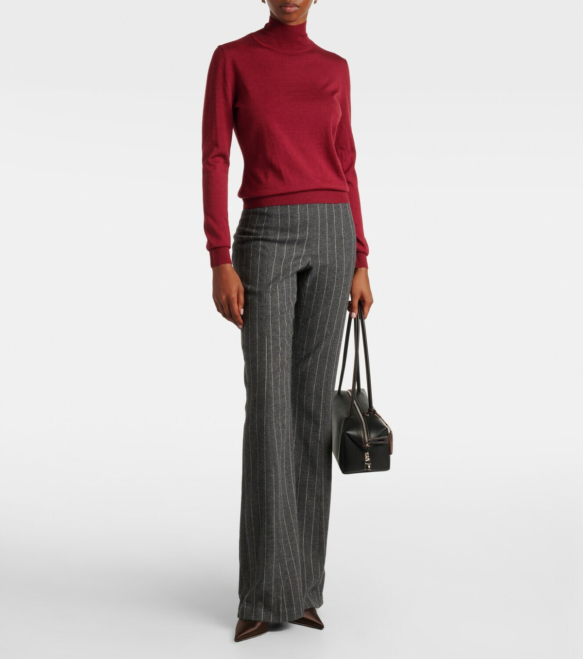 Carolina Herrera Turtleneck virgin wool and silk sweater