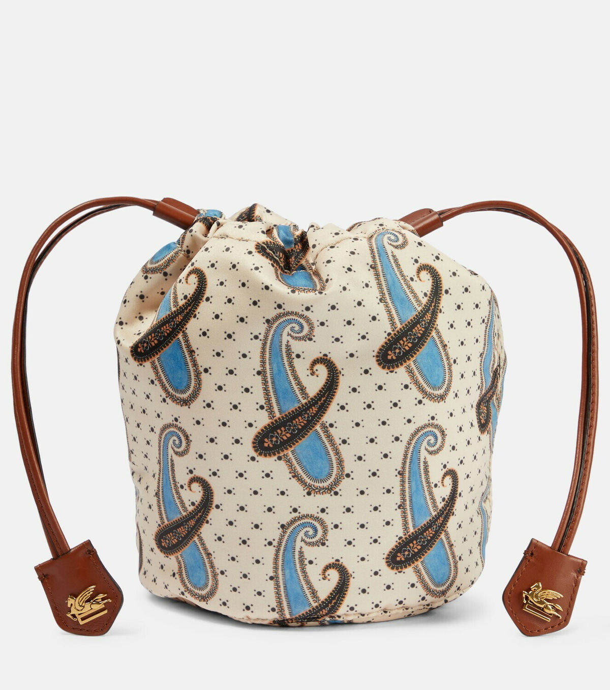 Etro Nécessaire Mini leather-trimmed pouch