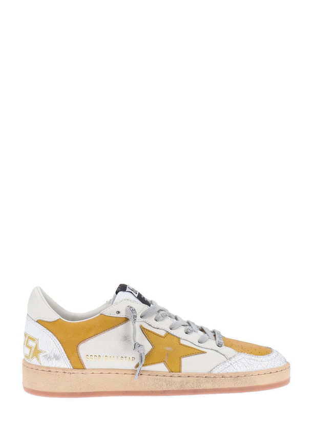 Photo: Golden Goose Deluxe Brand Ball Star Double Quarter Yellow   Mens