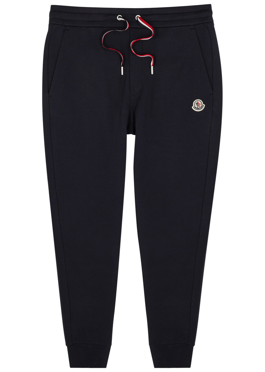 Moncler Logo Cotton Sweatpants Navy Moncler