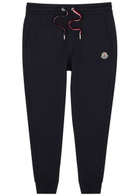 Moncler Logo Cotton Sweatpants Navy