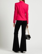 Balmain Womens Blazer Fuchsia