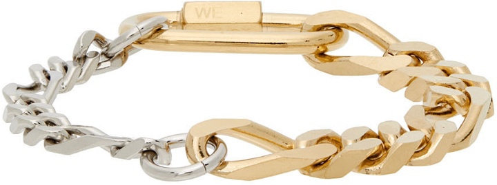 Photo: IN GOLD WE TRUST PARIS Gold & Silver Curb Chain Bracelet