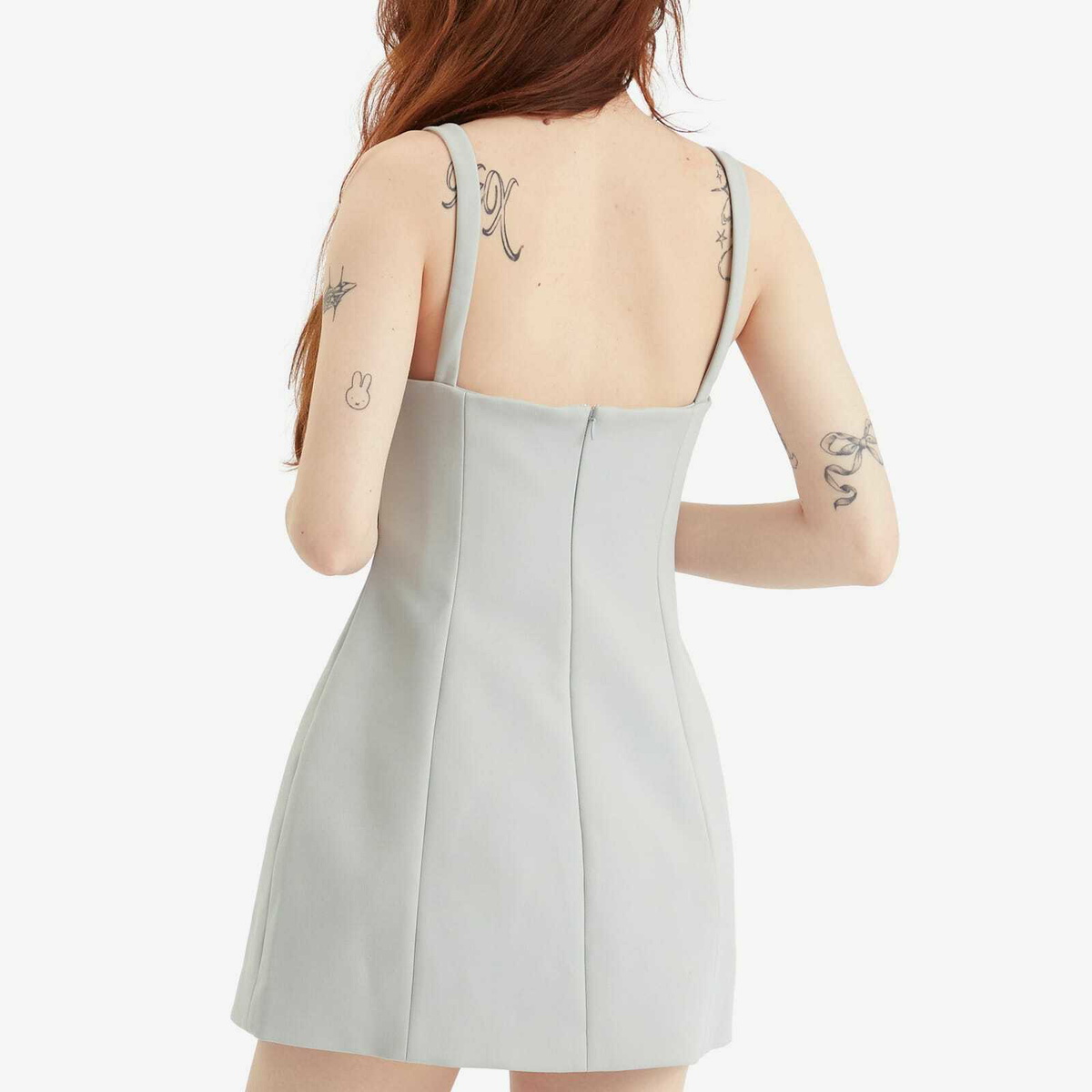 lena mesh midi dress Lena Strapless Bodycon Beaded Mesh Mini Dress