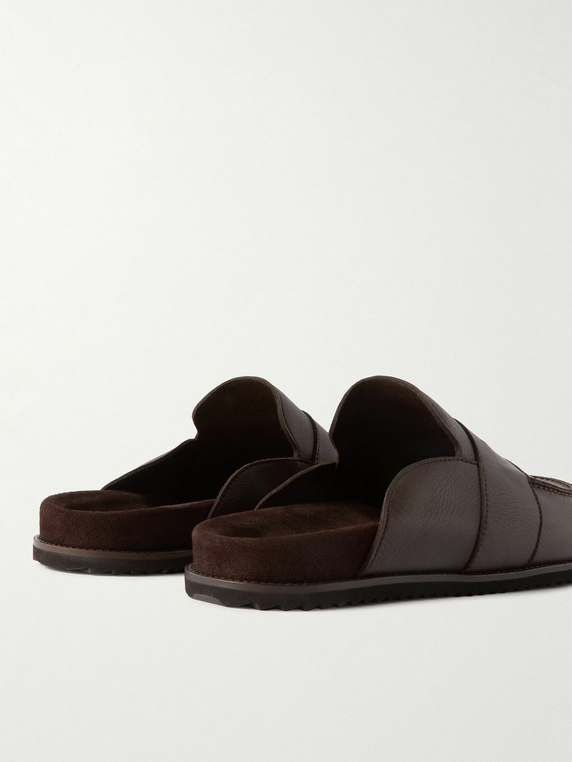 backless penny loafers