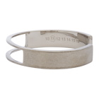 Maison Margiela Silver Cut-Out Bracelet