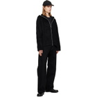 OUR LEGACY Black Full Zip Hoodie